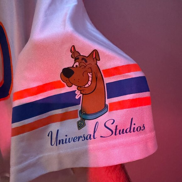 Vintage 90s Universal Studios Scooby Doo AOP Football Jersey (XL-2XL) - Picture 12 of 14